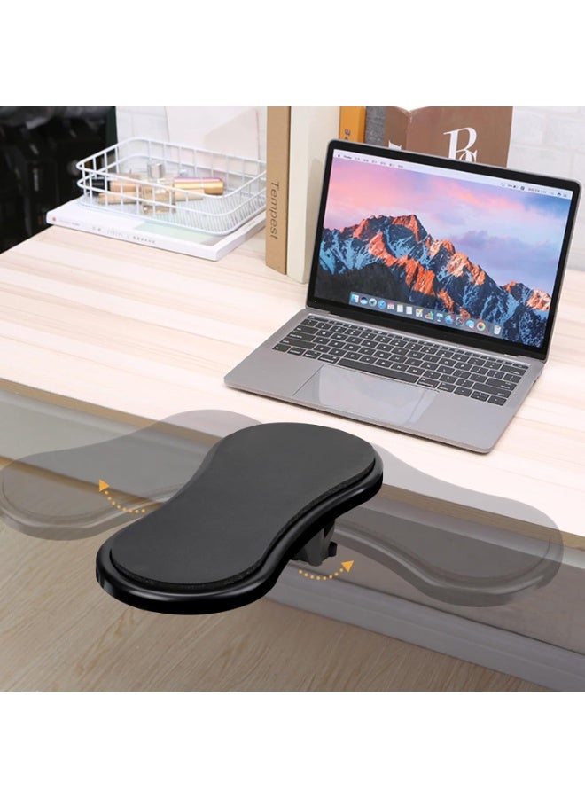 Ergonomic Adjustable Computer Desk Extender, Computer Armrest Wrist Rest, Keyboard Wrist Rest Mouse Pad Wrist Support for Home Office Computer Laptop Work - Image 2